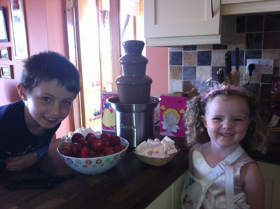 Kids Love Chocolate Fountains