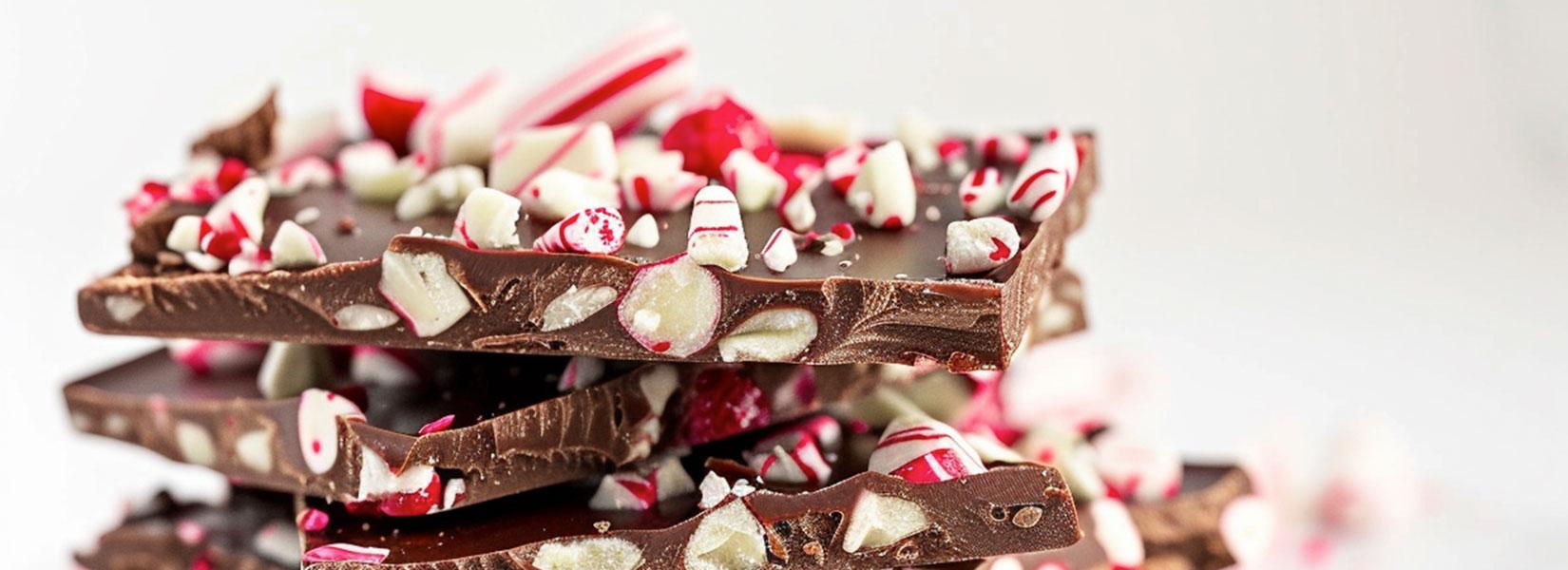 Layered Chocolate Peppermint Bark