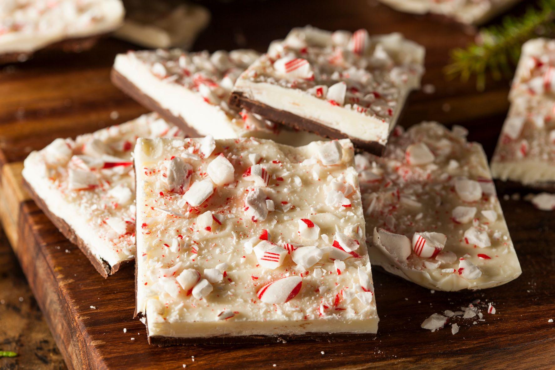 White Peppermint Chocolate Bark