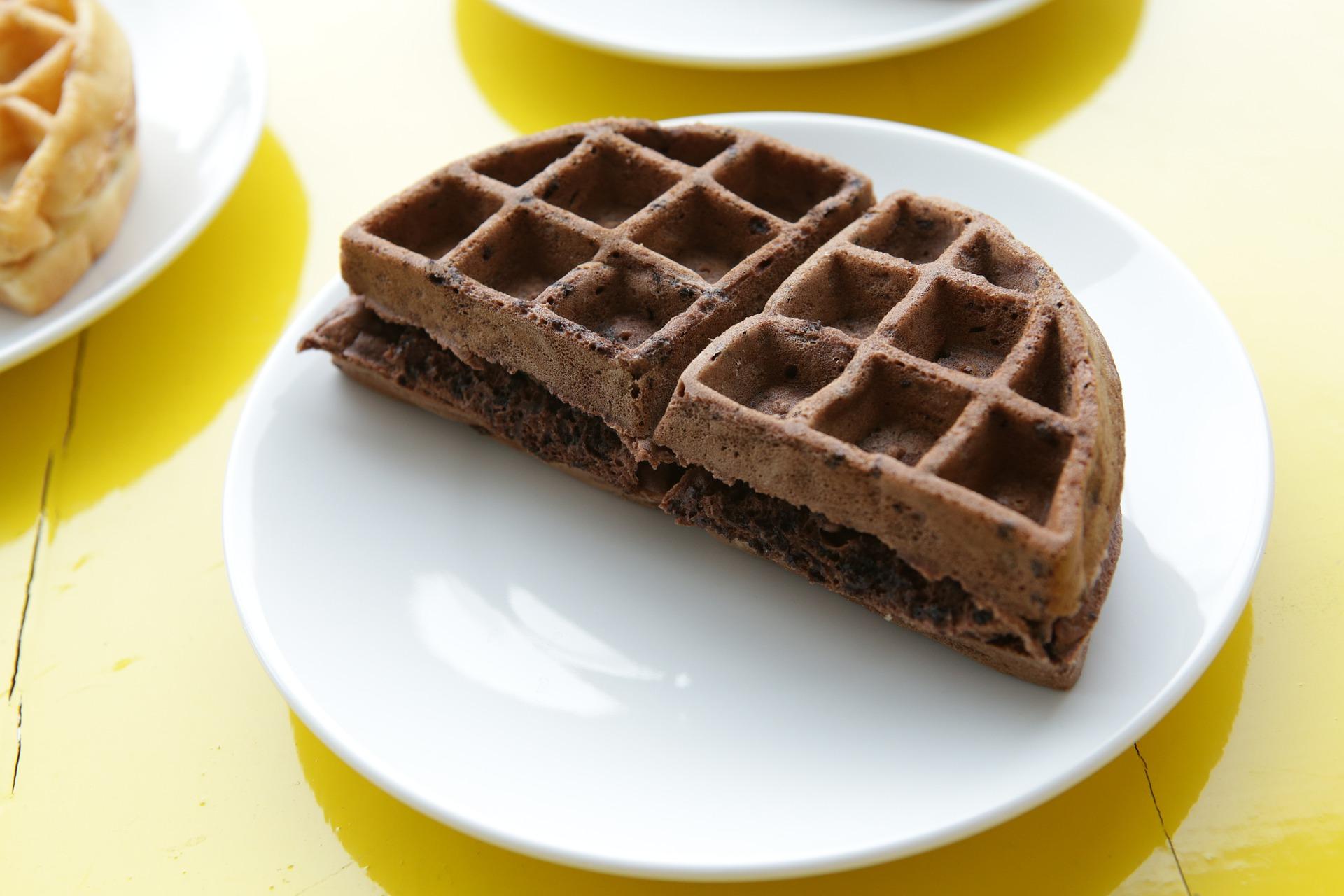 Dessert Pizza Waffles