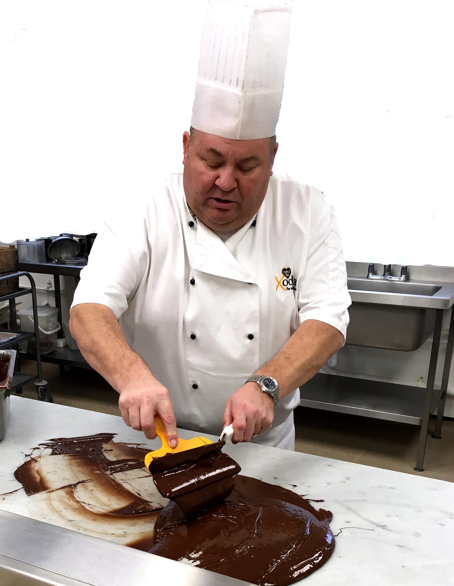 Tempering chocolate