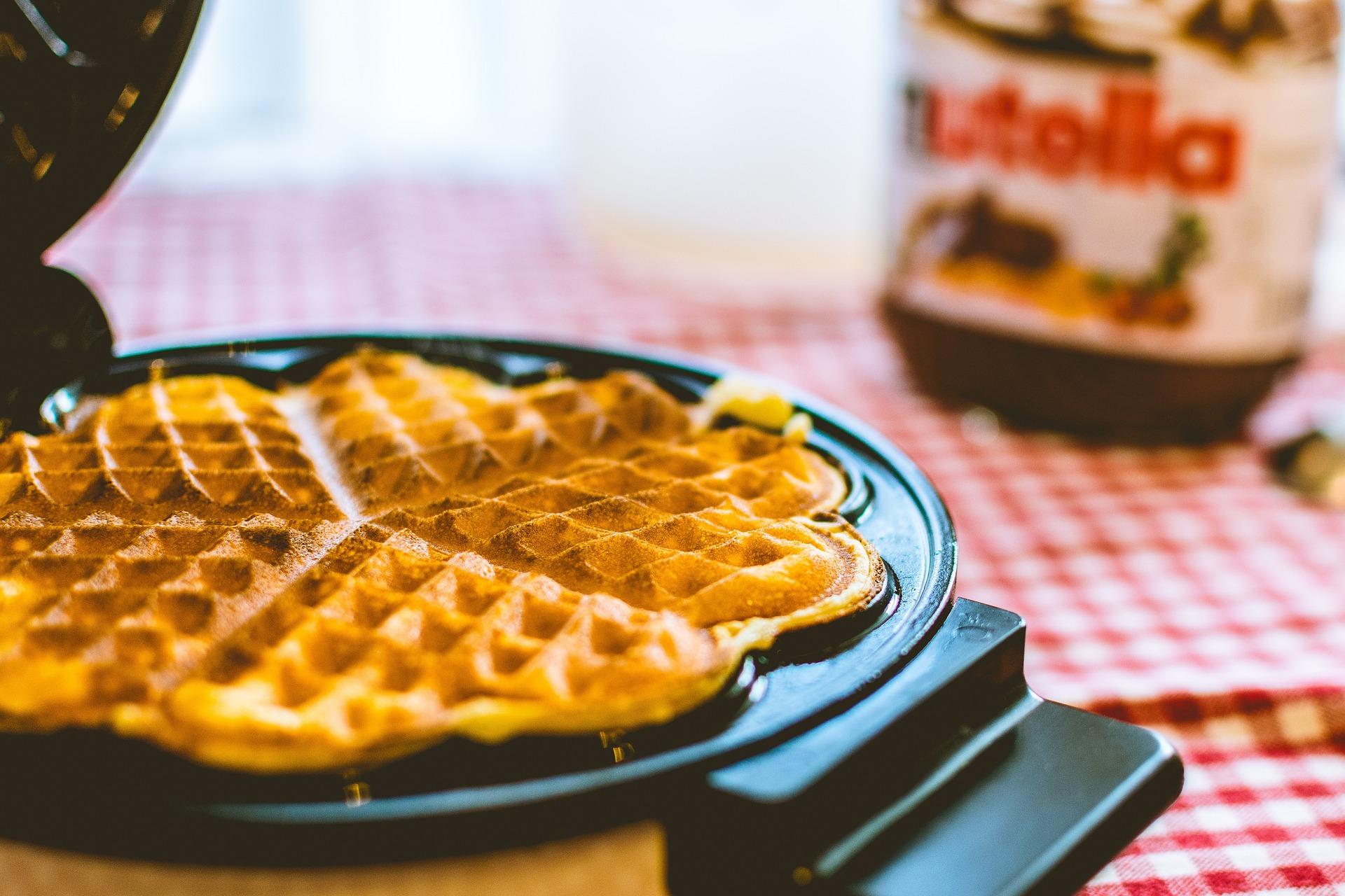 Waffle with Nutella