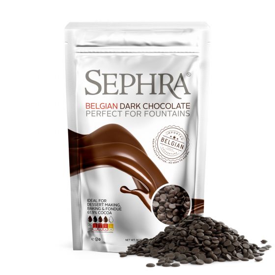 Sephra Belgian Couverture Dark Chocolate 2lb Bag