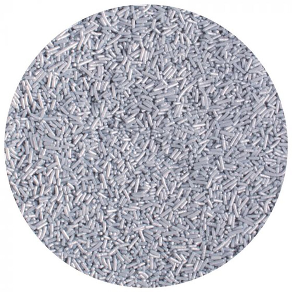 Candy Sprinkle Shimmies - Silver 22oz Bulk