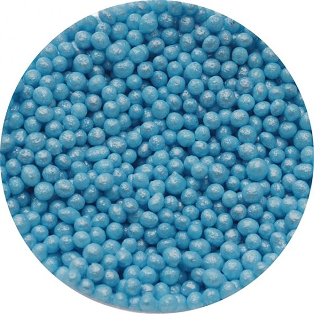 Candy Sprinkle Beads - Blue Shimmer 26oz Bulk