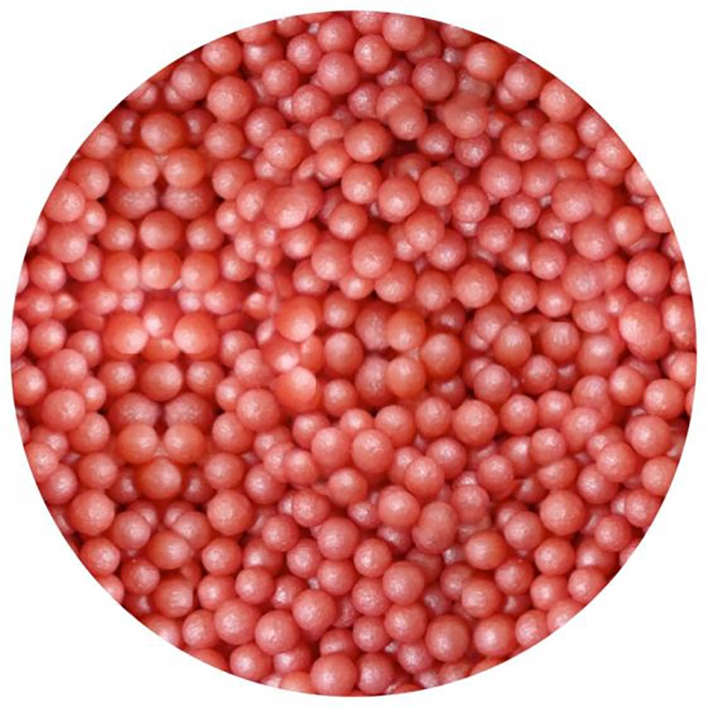 Candy Sprinkle Beads - Red 26oz Bulk
