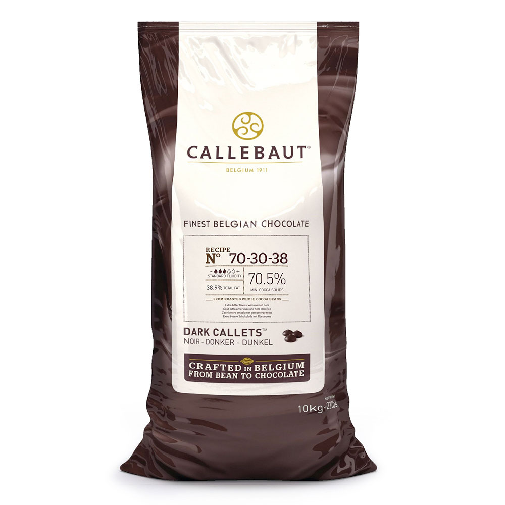 22lb Bag Callebaut Extra Bitter 70-30-38 Dark Chocolate