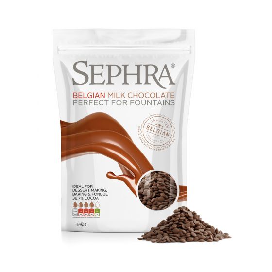 Sephra Belgian Couverture Milk Chocolate 1lb Bag